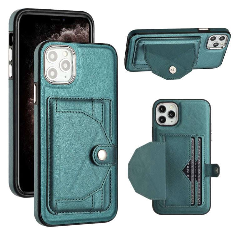 Shockproof Leather Phone Case with Card Holder, For iPhone 12 Pro Max, For iPhone 11, For iPhone 11 Pro, For iPhone 11 Pro Max