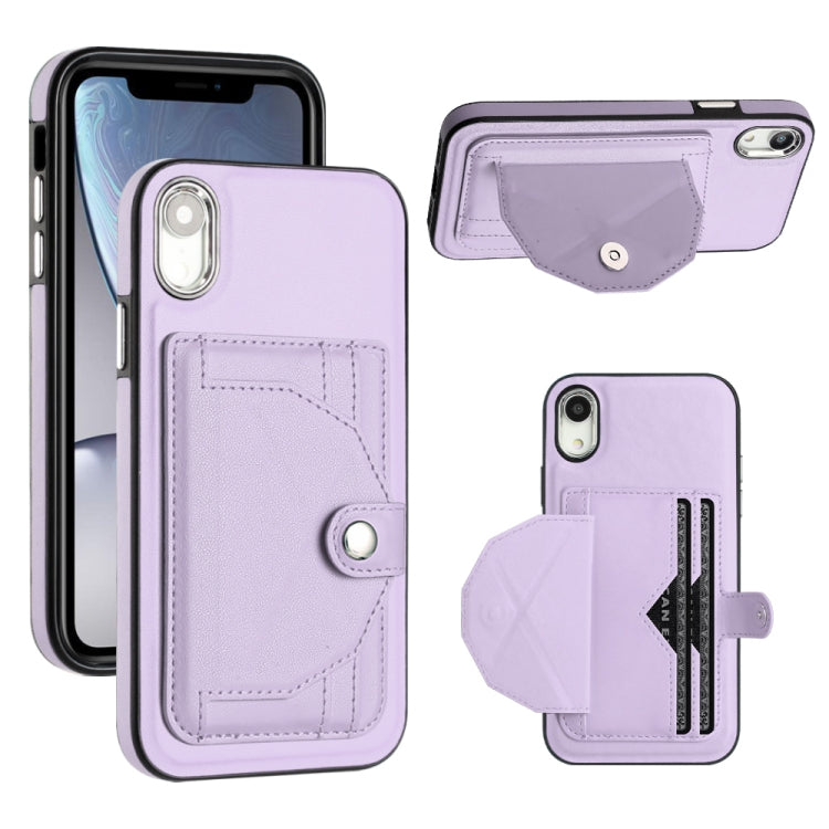 Shockproof Leather Phone Case with Card Holder, For iPhone XS Max, For iPhone XR, For iPhone X / XS, For iPhone SE 2022/SE 2020/6/7/8