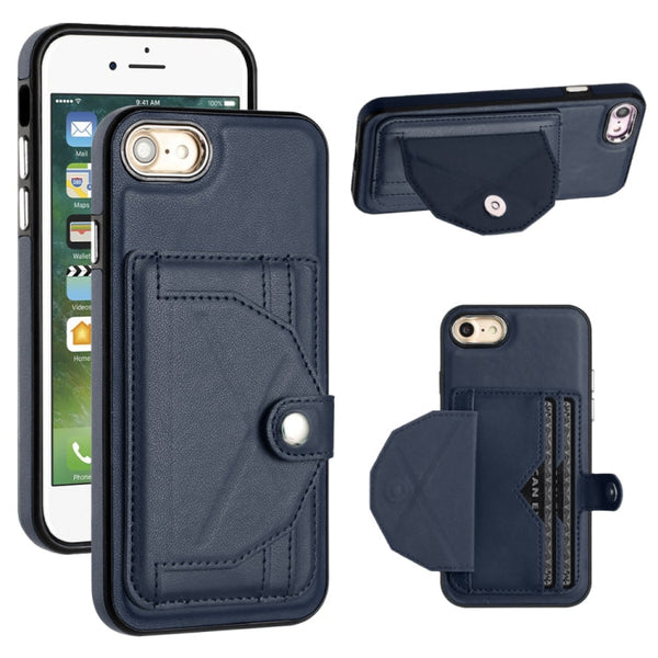 Shockproof Leather Phone Case with Card Holder, For iPhone XS Max, For iPhone XR, For iPhone X / XS, For iPhone SE 2022/SE 2020/6/7/8