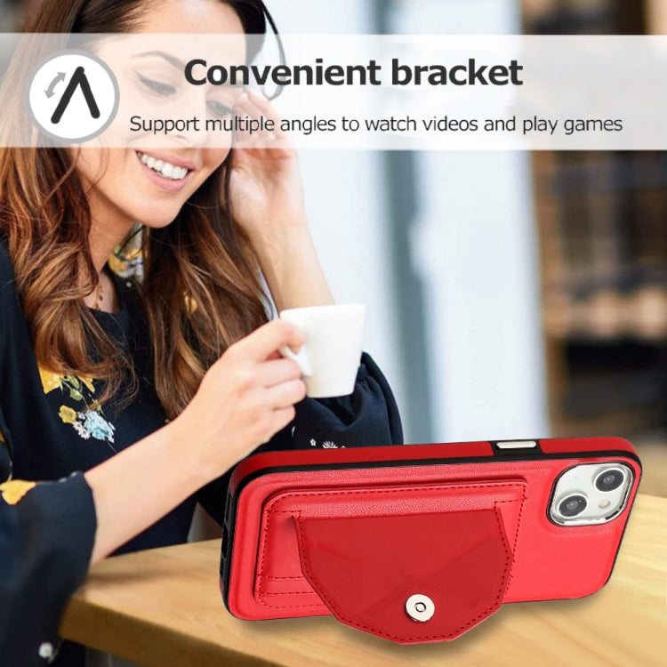 Shockproof Leather Phone Case with Card Holder, For iPhone 15 Plus, For iPhone 14 Pro, For iPhone 15, For iPhone 14 Pro Max