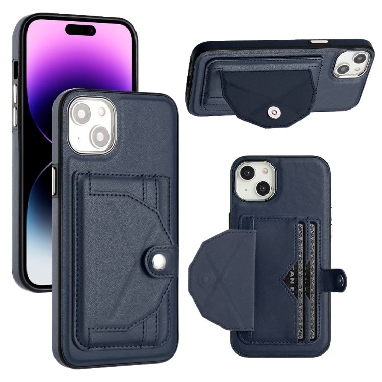 Shockproof Leather Phone Case with Card Holder, For iPhone 15 Plus, For iPhone 14 Pro, For iPhone 15, For iPhone 14 Pro Max