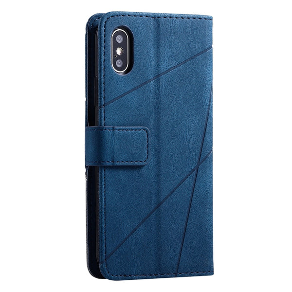 Skin Feel Splicing Horizontal Flip Leather Case with Holder & Card Slots & Wallet & Photo Frame, For iPhone XS / X, For iPhone 11, For iPhone 11 Pro, For iPhone 11 Pro Max