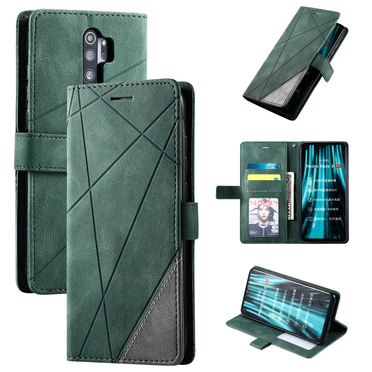 Skin Feel Splicing Horizontal Flip Leather Case with Holder & Card Slots & Wallet & Photo Frame, For iPhone SE 2022 / SE 2020 / 8 / 7, For Xiaomi Redmi Note 8, For Xiaomi Redmi Note 8 Pro