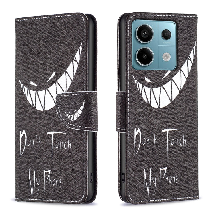 Colored Drawing Pattern Leather Phone Case