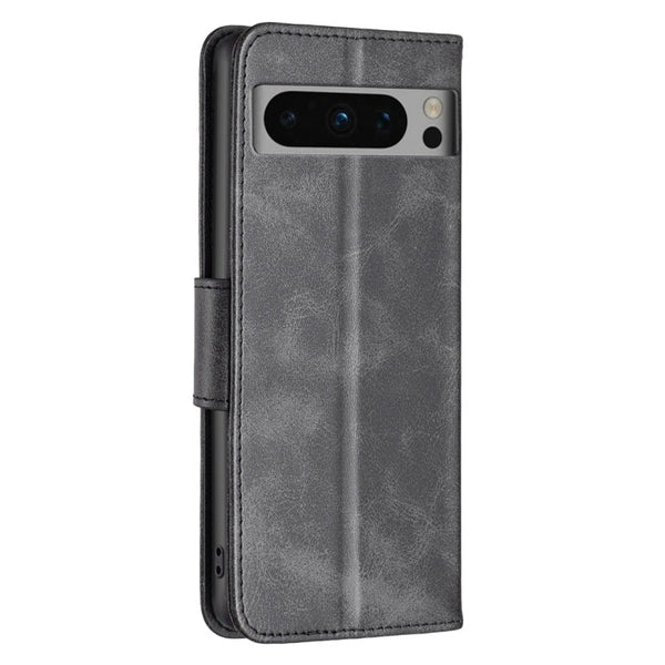 Lambskin Texture Pure Color Flip Leather Phone Case