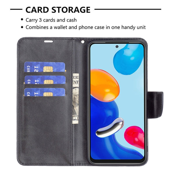 Lambskin Texture Pure Color Flip Leather Phone Case