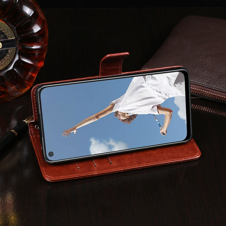 idewei 30053A Crazy Horse Texture Horizontal Flip Leather Case with Holder & Card Slots & Wallet