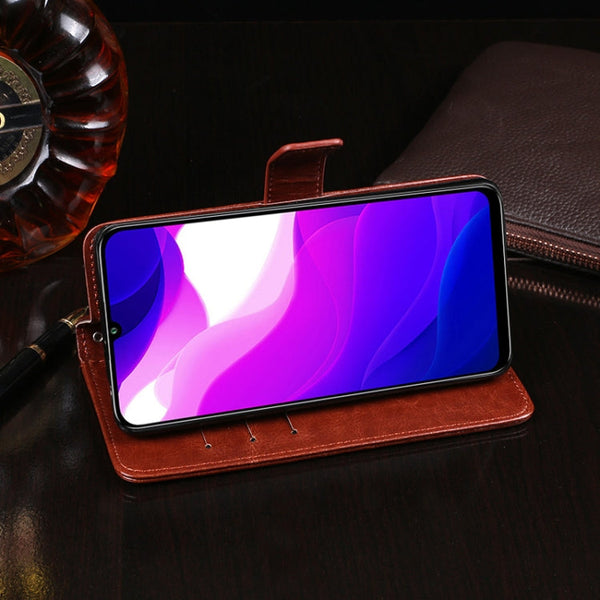 idewei 30053A Crazy Horse Texture Horizontal Flip Leather Case with Holder & Card Slots & Wallet