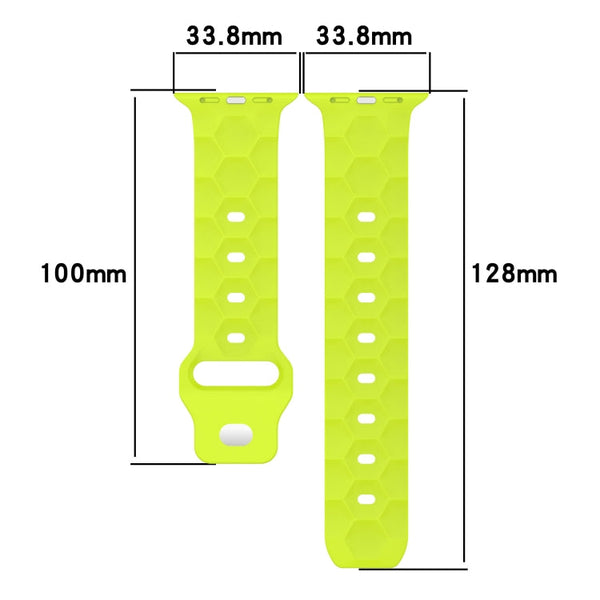 Football Texture Silicone Watch Band