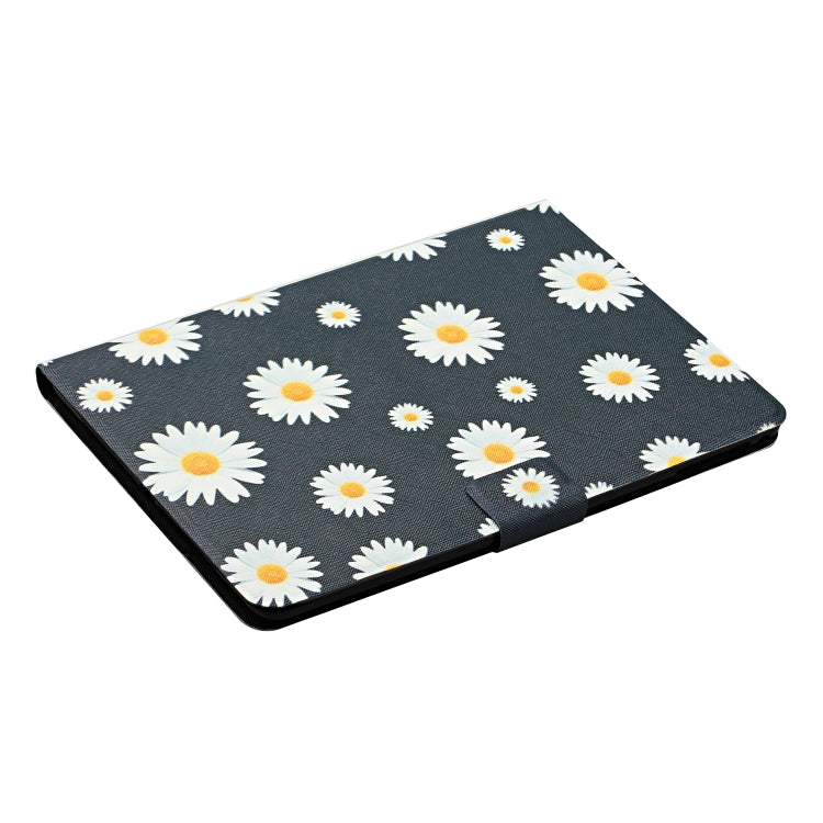 Flower Pattern Horizontal Flip Leather Case with Card Slots & Holder