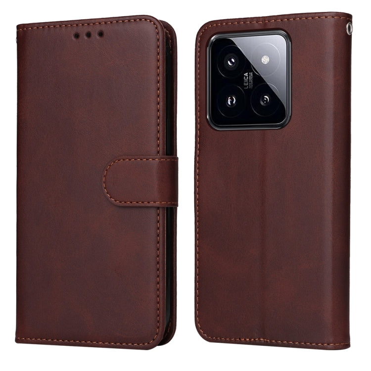 Classic Calf Texture Flip Leather Phone Case