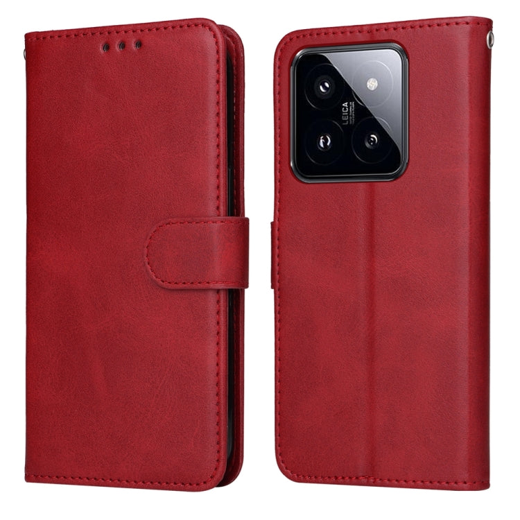 Classic Calf Texture Flip Leather Phone Case