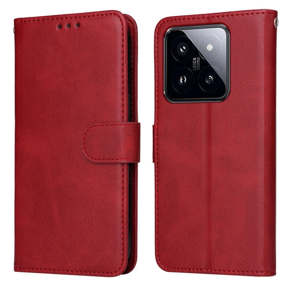 Classic Calf Texture Flip Leather Phone Case