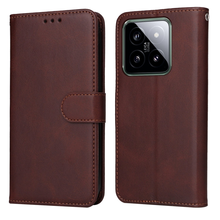 Classic Calf Texture Flip Leather Phone Case