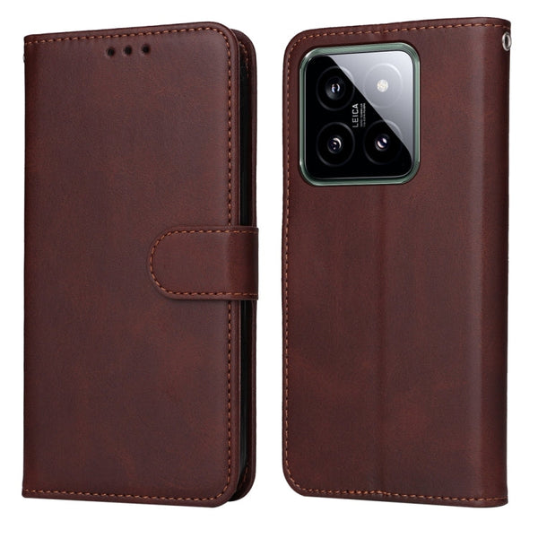 Classic Calf Texture Flip Leather Phone Case