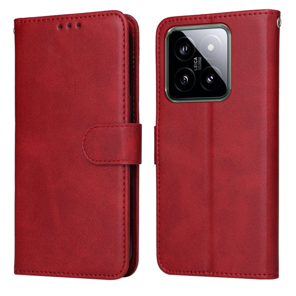 Classic Calf Texture Flip Leather Phone Case