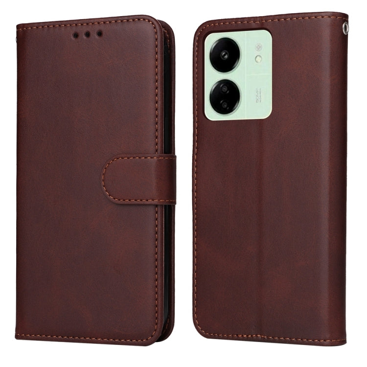 Classic Calf Texture Flip Leather Phone Case