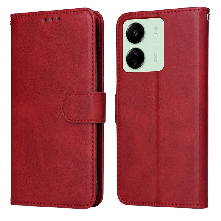 Classic Calf Texture Flip Leather Phone Case