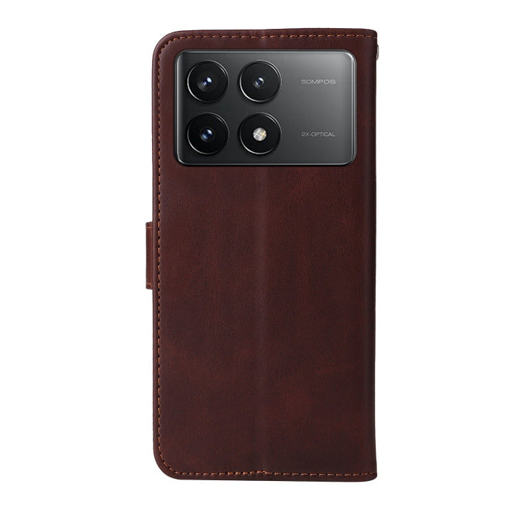 Classic Calf Texture Flip Leather Phone Case