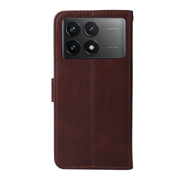 Classic Calf Texture Flip Leather Phone Case