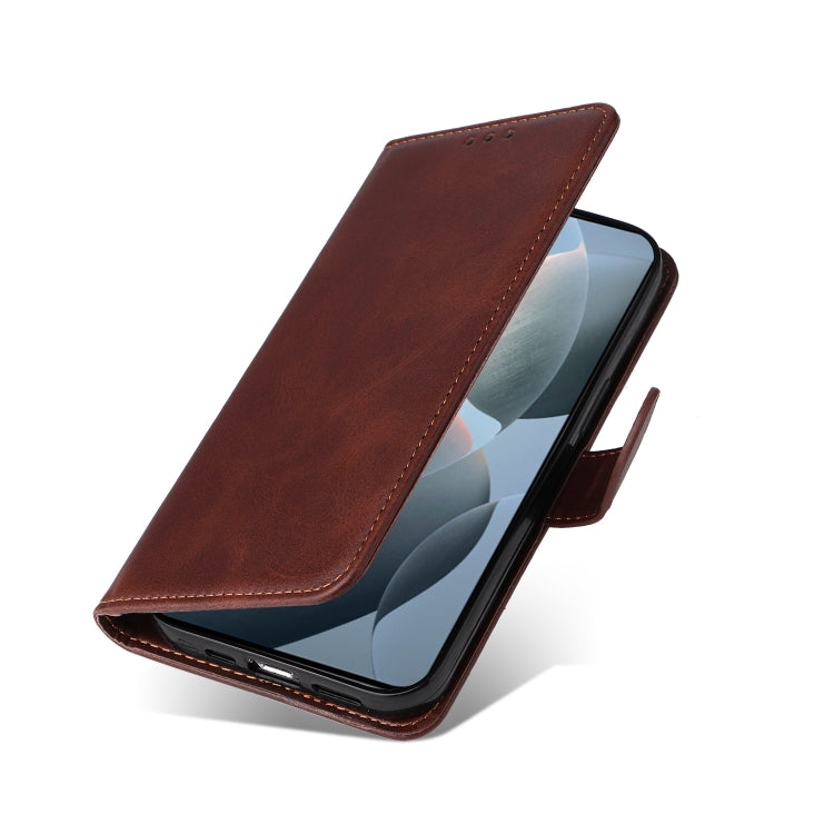 Classic Calf Texture Flip Leather Phone Case