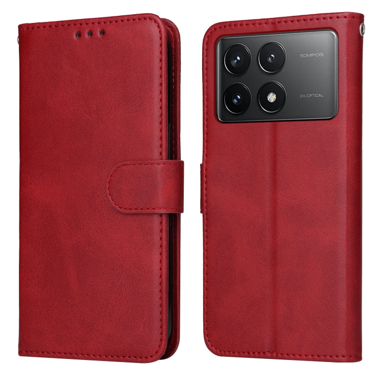 Classic Calf Texture Flip Leather Phone Case