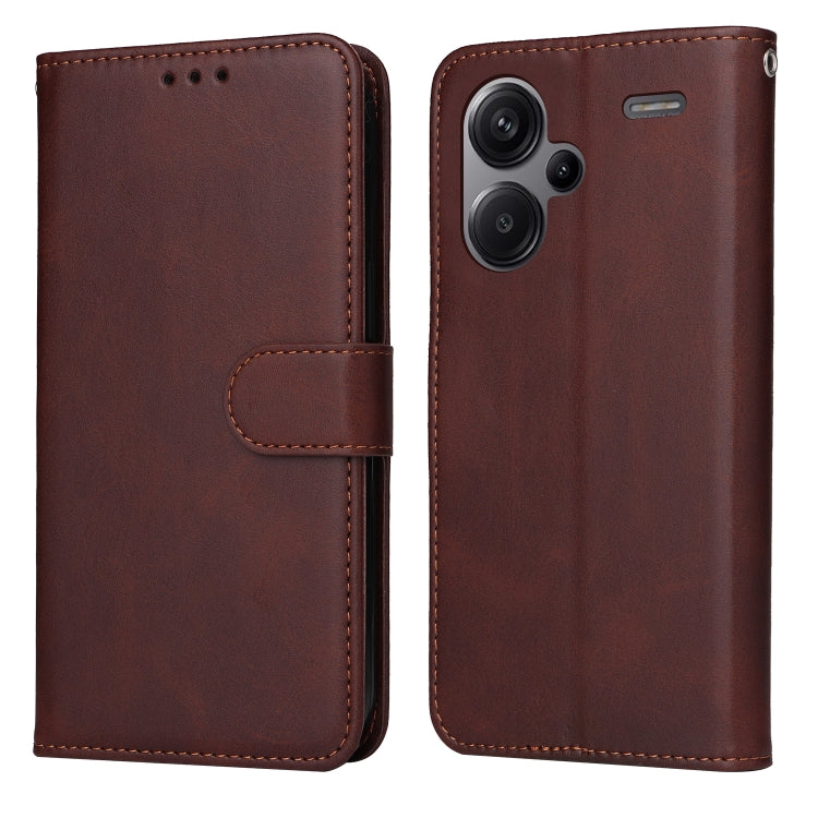Classic Calf Texture Flip Leather Phone Case
