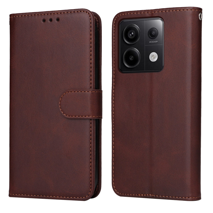 Classic Calf Texture Flip Leather Phone Case