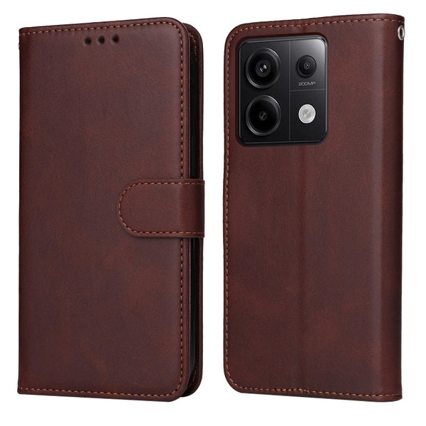 Classic Calf Texture Flip Leather Phone Case