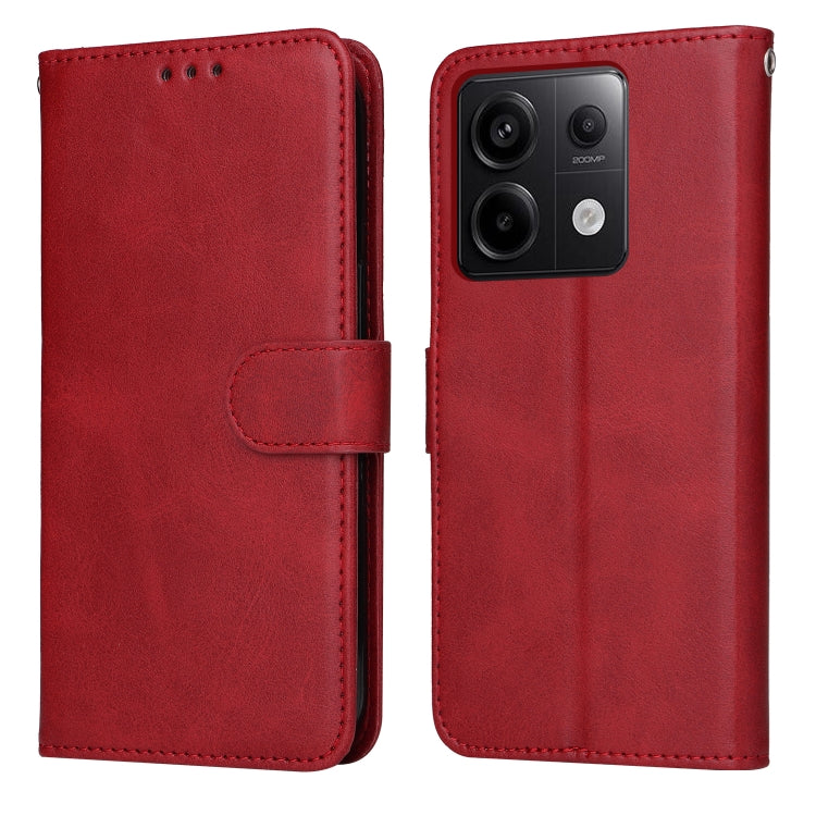 Classic Calf Texture Flip Leather Phone Case