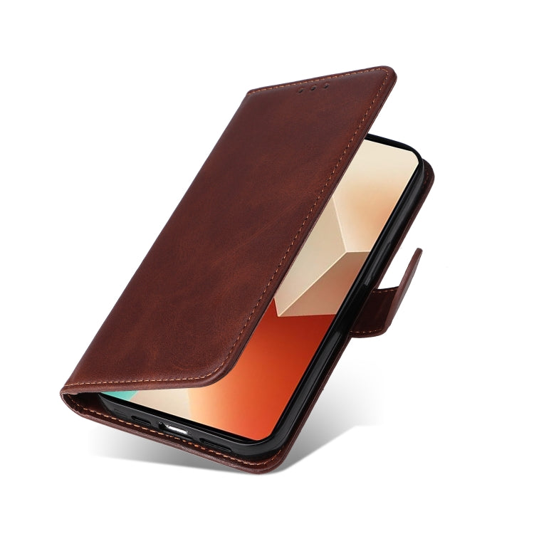 Classic Calf Texture Flip Leather Phone Case