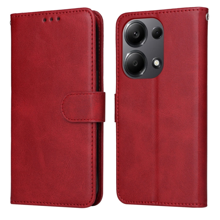 Classic Calf Texture Flip Leather Phone Case
