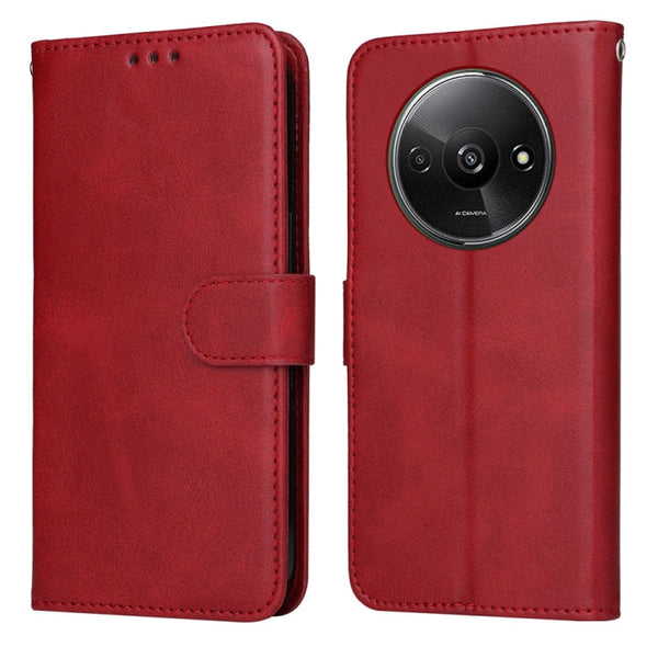 Classic Calf Texture Flip Leather Phone Case