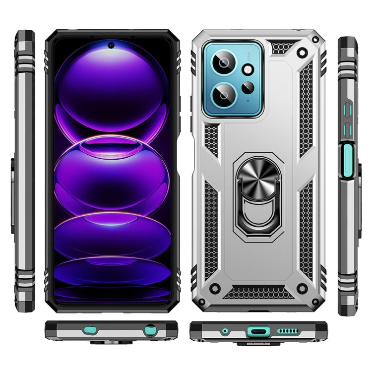 Shockproof TPU + PC Phone Case with Holder