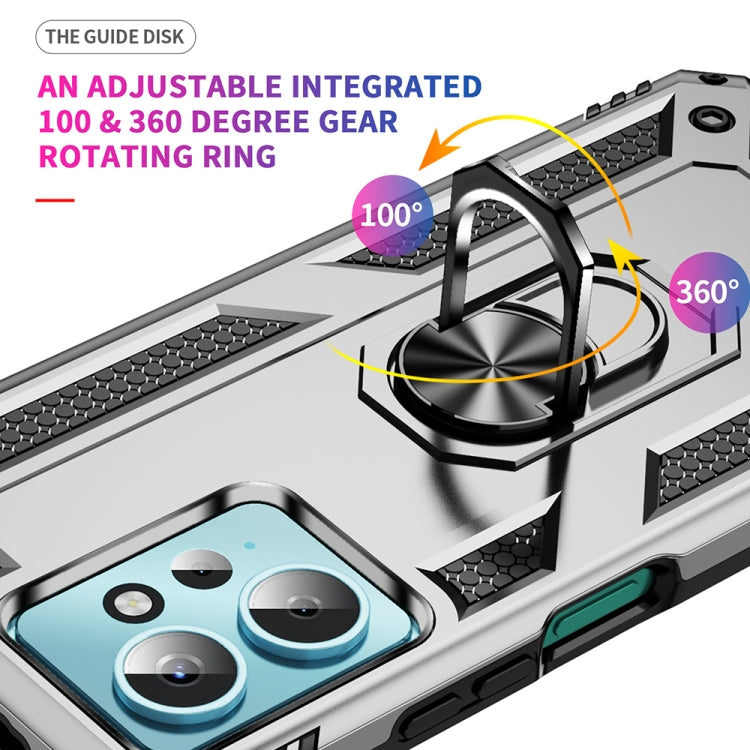 Shockproof TPU + PC Phone Case with Holder