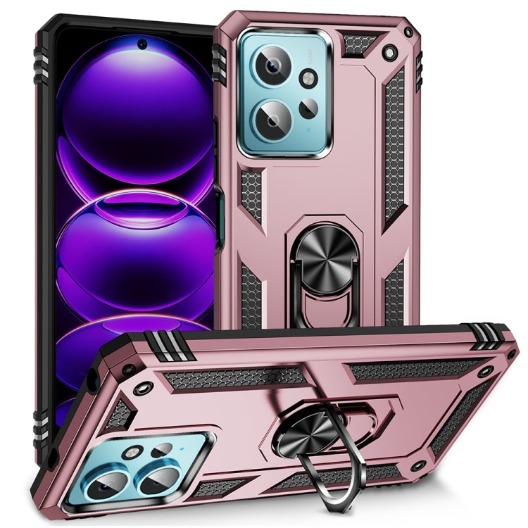 Shockproof TPU + PC Phone Case with Holder