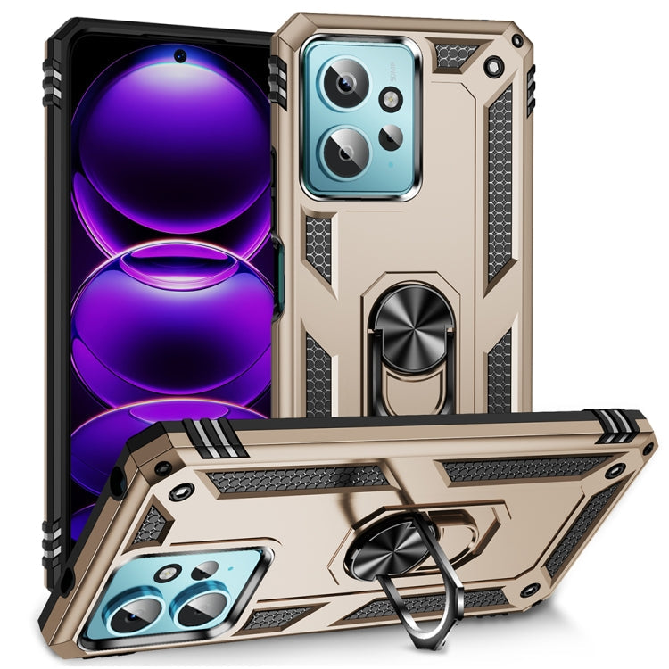 Shockproof TPU + PC Phone Case with Holder