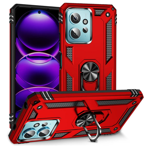 Shockproof TPU + PC Phone Case with Holder