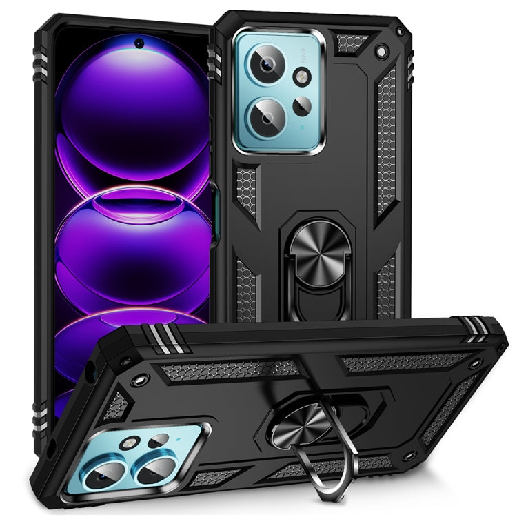 Shockproof TPU + PC Phone Case with Holder