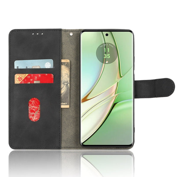 Skin Feel Magnetic Flip Leather Phone Case