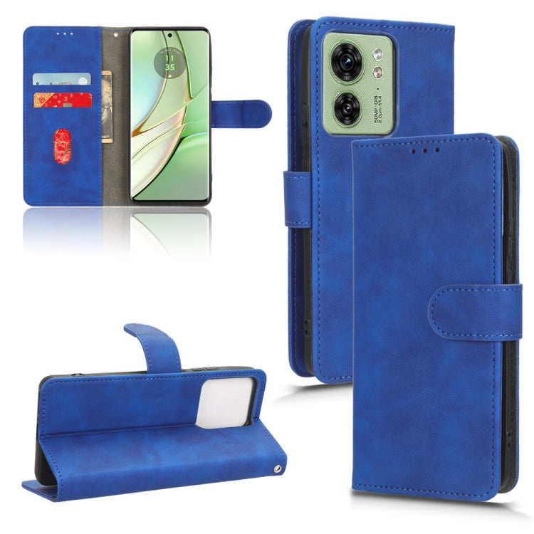 Skin Feel Magnetic Flip Leather Phone Case