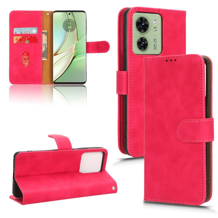 Skin Feel Magnetic Flip Leather Phone Case