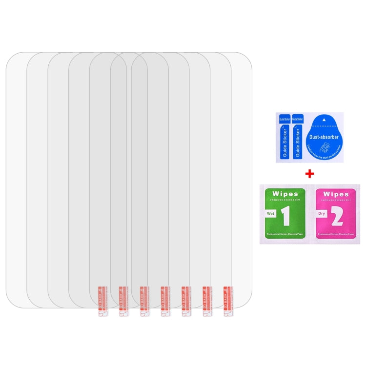 10pcs 0.26mm 9H 2.5D High Aluminum Tempered Glass Film, For iPhone 15 Plus / 15 Pro Max, For iPhone 15 / 15 Pro