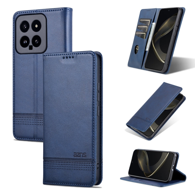 AZNS Magnetic Calf Texture Flip Leather Phone Case