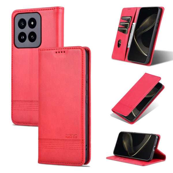 AZNS Magnetic Calf Texture Flip Leather Phone Case