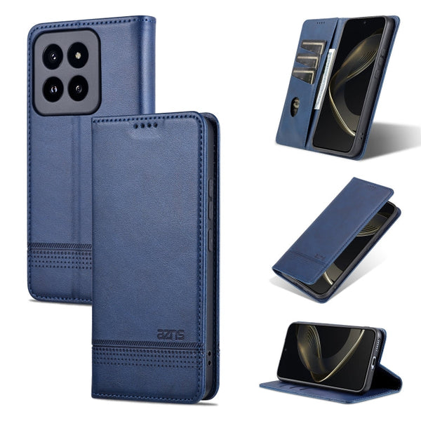 AZNS Magnetic Calf Texture Flip Leather Phone Case