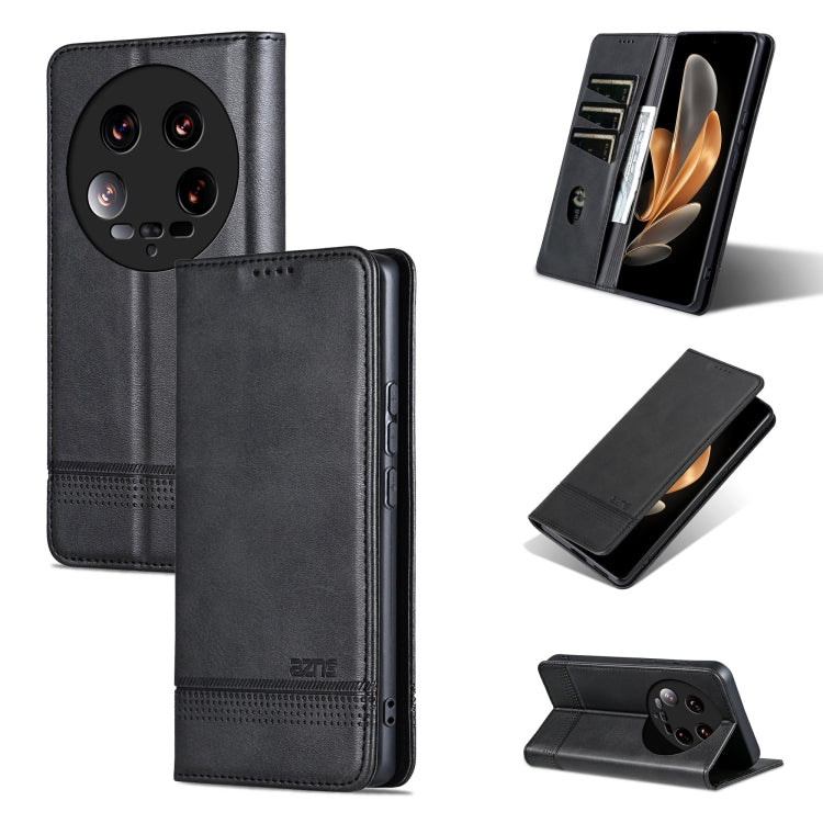 AZNS Magnetic Calf Texture Flip Leather Phone Case