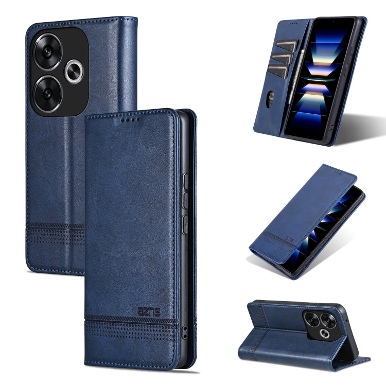 AZNS Magnetic Calf Texture Flip Leather Phone Case