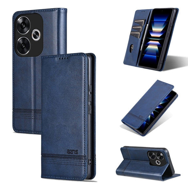 AZNS Magnetic Calf Texture Flip Leather Phone Case