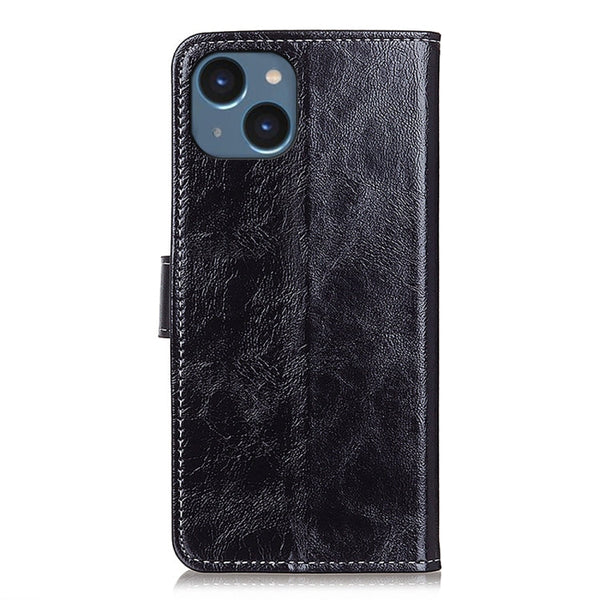 Retro Crazy Horse Texture Horizontal Flip Leather Phone Case